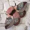 Fantasy butterfly figurine with sparkling accents