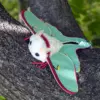 Luna Moth Doll Pale Green & Burgundy - Image 5